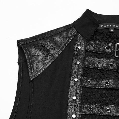 Punk-Netzweste mit visueller Persönlichkeit