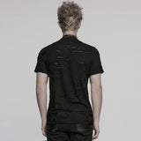 Punk Tattered Visual T-Shirt