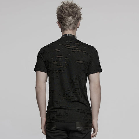 Punk Tattered Visual T-Shirt