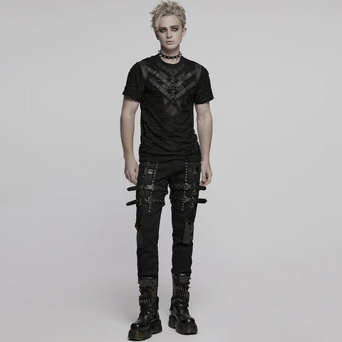 Punk Tattered Visual T-Shirt