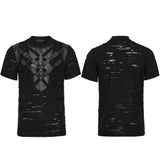 Punk Tattered Visual T-Shirt
