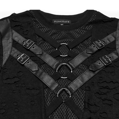 Punk Tattered Visual T-Shirt