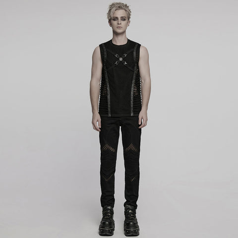Punk-Cut-Gurtbandweste