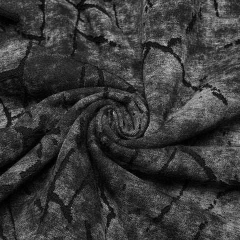 Punk Cracked Kapuzen-T-Shirt