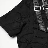 Punk Cracked Kapuzen-T-Shirt