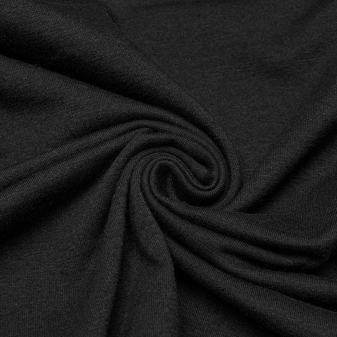 Punk-T-Shirt mit Stehkragen