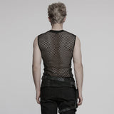 CyberPunk Sexy Mesh-Weste