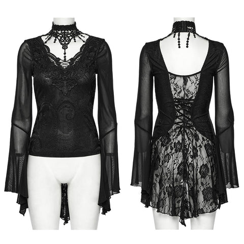 Gothic Exquisites Spitzen-T-Shirt