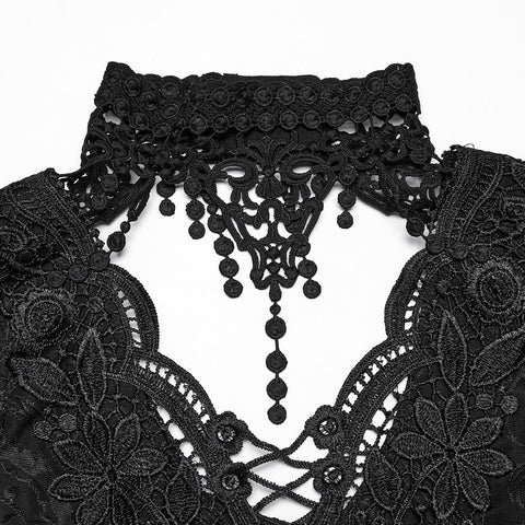 Gothic Exquisites Spitzen-T-Shirt