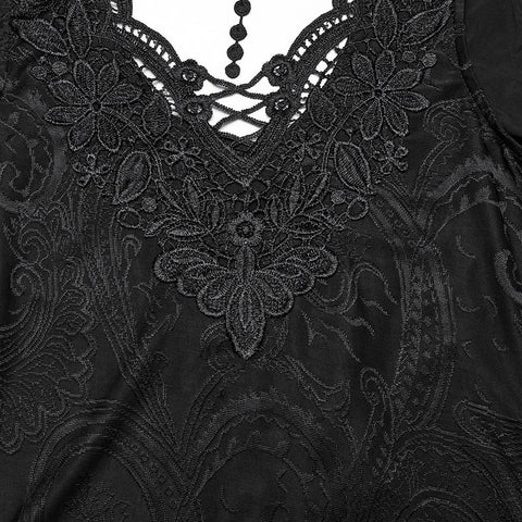 Gothic Exquisites Spitzen-T-Shirt