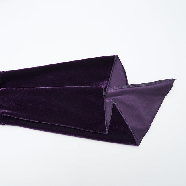 Elegantes Gothic-Samt-T-Shirt