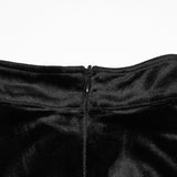 Gothic-T-Shirt aus symmetrischem Samt