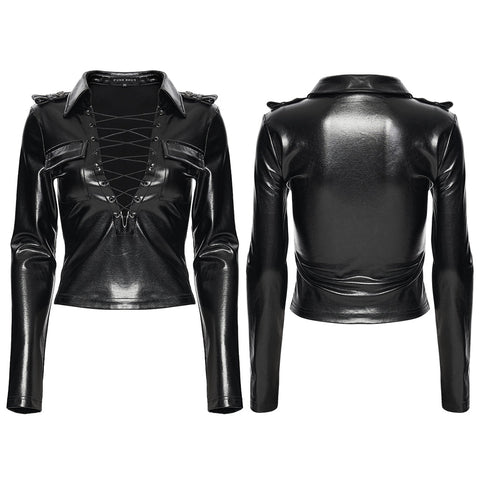 Punk Cool Military-Style T-Shirt