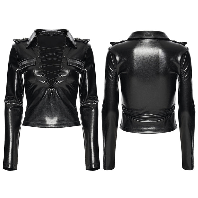 Punk Cool Military-Style T-Shirt