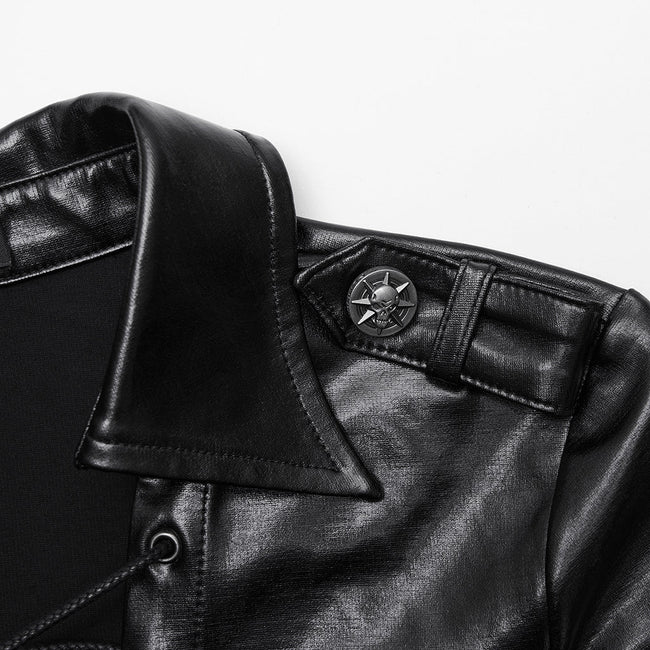 Punk Cool Military-Style T-Shirt