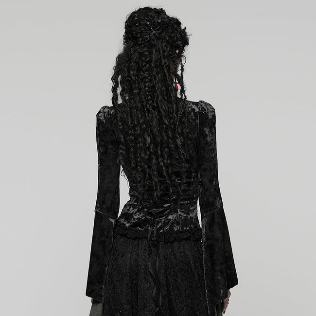 Wunderschönes Gothic-Spitzen-T-Shirt