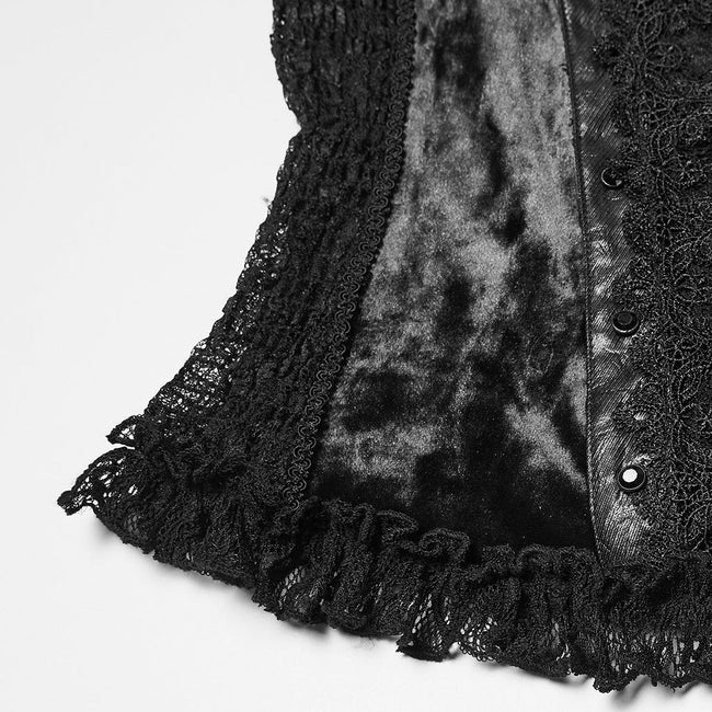 Wunderschönes Gothic-Spitzen-T-Shirt