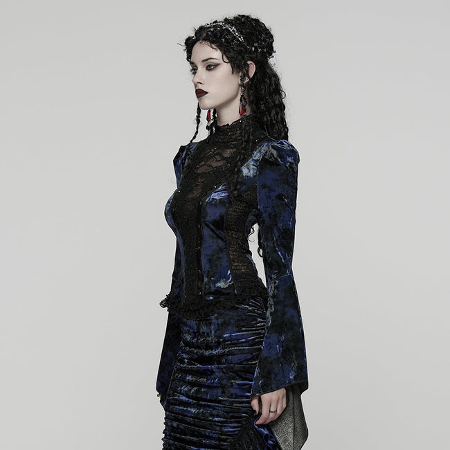 Wunderschönes Gothic-Spitzen-T-Shirt