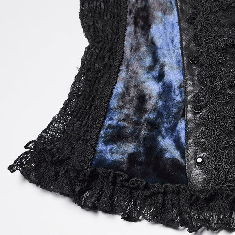 Wunderschönes Gothic-Spitzen-T-Shirt