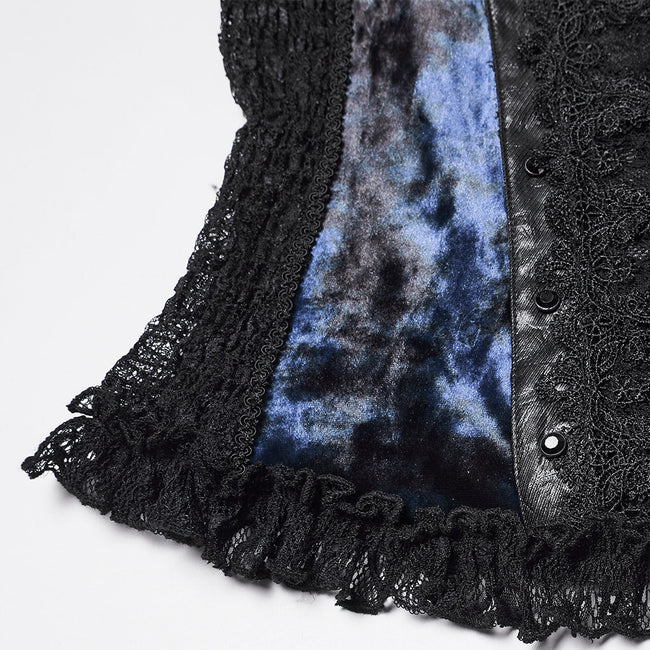 Wunderschönes Gothic-Spitzen-T-Shirt