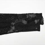 Gothic 3D Floral Mesh Lace Unterhemd