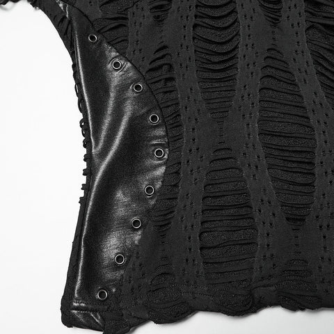 Dekadentes Punk-Kapuzen-T-Shirt