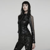 Punk Techwear Langarmshirt