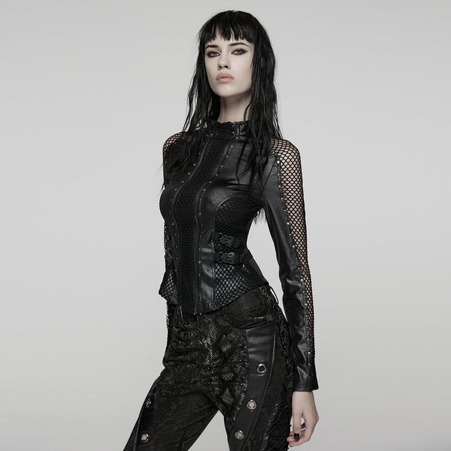 Punk Techwear Langarmshirt