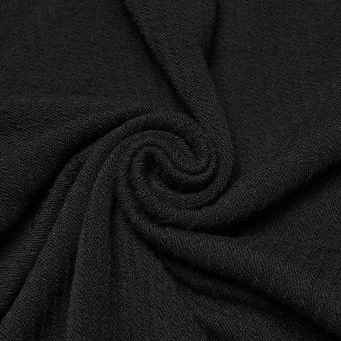 Gothic minimalistisches Jacquard-T-Shirt