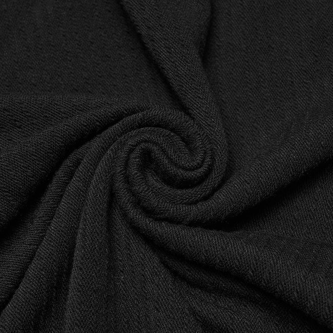Gothic minimalistisches Jacquard-T-Shirt