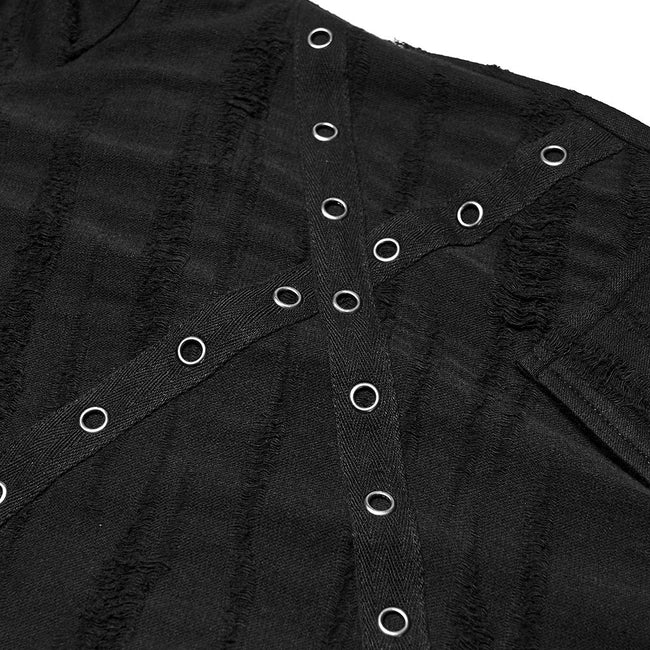 Gestricktes Wasteland Punk T-Shirt für Herren