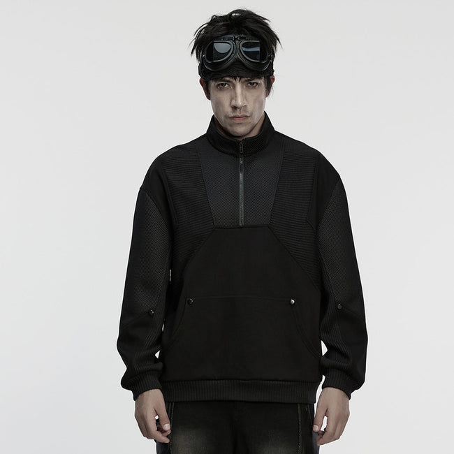 Cyberpunk-Streifen-Sweatshirt