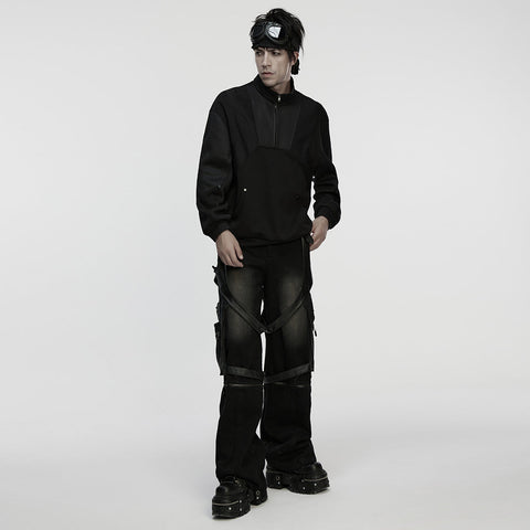 Cyberpunk-Streifen-Sweatshirt
