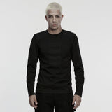 Cyberpunk-T-Shirt mit Abwärtspfeil