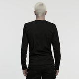 Cyberpunk-T-Shirt mit Abwärtspfeil