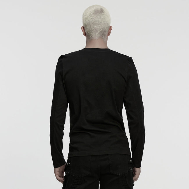 Cyberpunk-T-Shirt mit Abwärtspfeil