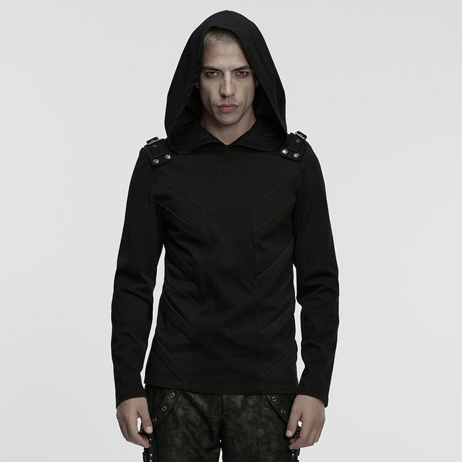 Cyberpunk-Kapuzen-T-Shirt