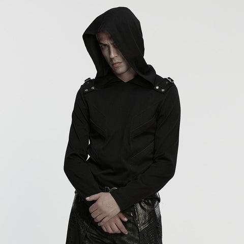 Cyberpunk-Kapuzen-T-Shirt