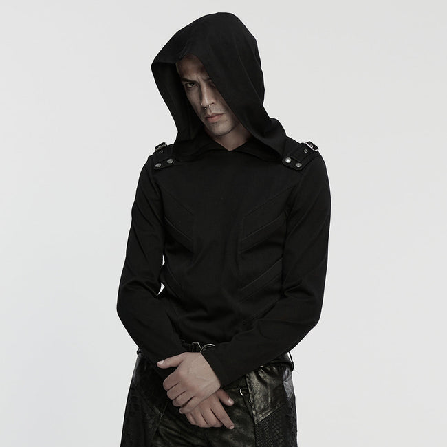 Cyberpunk-Kapuzen-T-Shirt