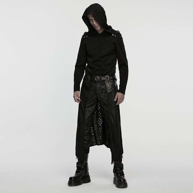 Cyberpunk-Kapuzen-T-Shirt