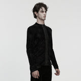 Gothic Rose Embossed T-Shirt