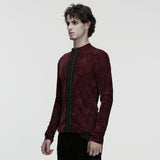 Gothic Rose Embossed T-Shirt