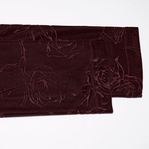 Gothic Rose Embossed T-Shirt