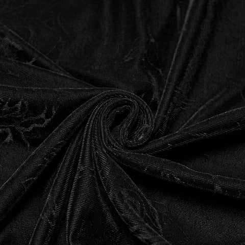 Gothic Rose Embossed T-Shirt