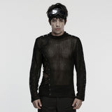 Punkiges, rebellisches, sexy Netz-T-Shirt