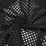 Punk-Mesh-Weste mit Perforationen