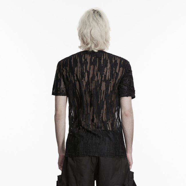 Punk Asymmetrisches Dunkles Dekadentes T-Shirt