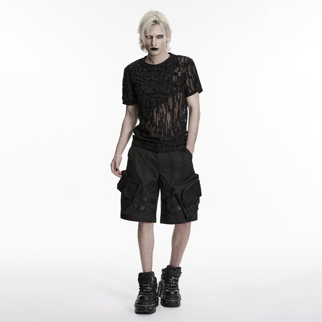 Punk Asymmetrisches Dunkles Dekadentes T-Shirt