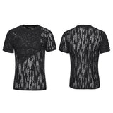 Punk Asymmetrisches Dunkles Dekadentes T-Shirt