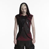 Kapuzenshirt mit Punk-Print